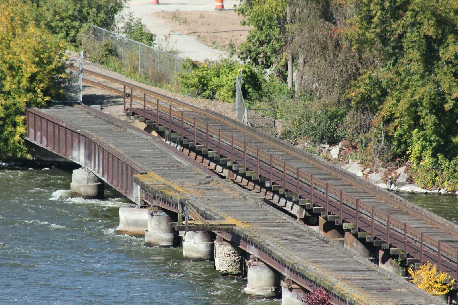 West end with Milwaukee Road bridge in front